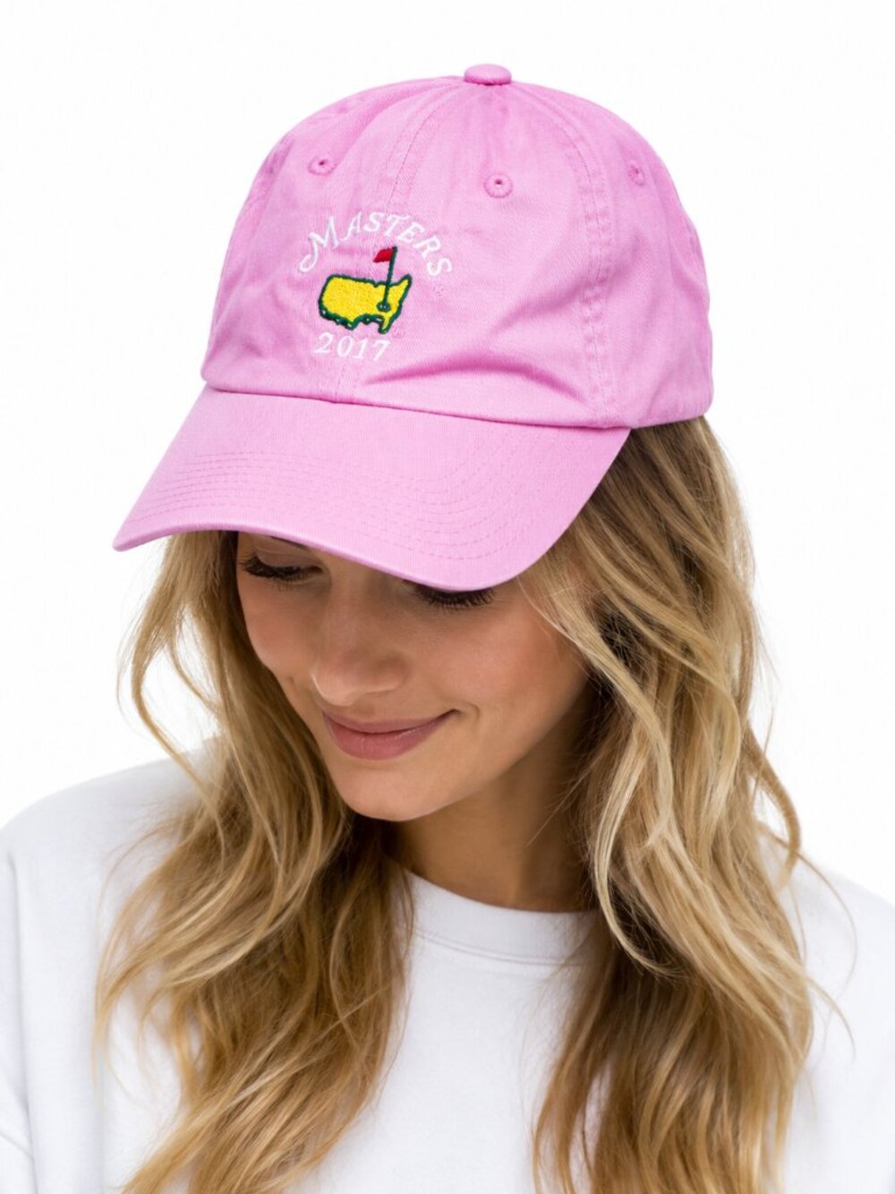 AMERICAN NEEDLE 2017 Masters Augusta National Hat Cap Cotton Pink Women's OS